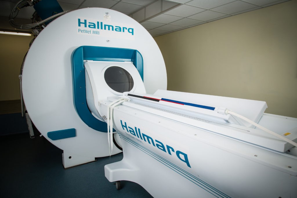 Picture of Hallmarq MRI scanner, PetVet MRI