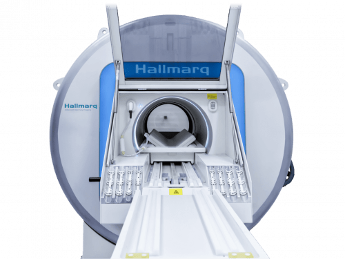 Picture of Hallmarq Veterinary imaging specialist's small animal MRI scanner