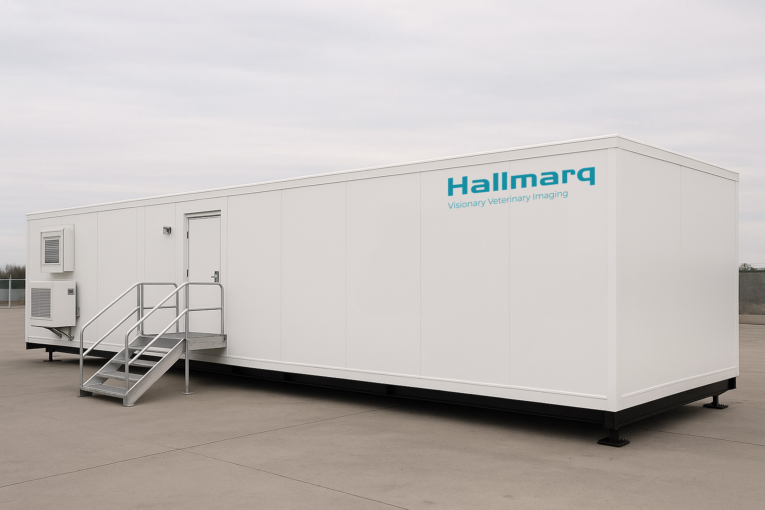 The MIRA 1.5T Modular Room sited externally to the practice for when space is at a premium.